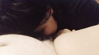 POV Lesbian lover eats and fingers bbw