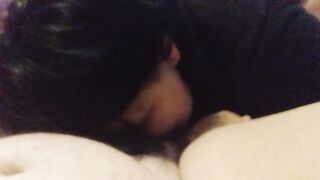 POV Lesbian lover eats and fingers bbw