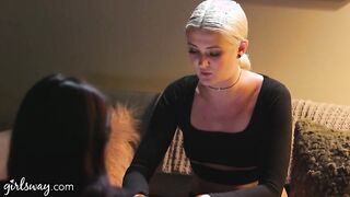 Girlsway Secret Agents Do A Hard & Wet Facesitting While Waiting For Some Intels