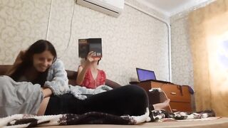 While my stepmother read the book aloud, my stepsister and I were fucking next to each other