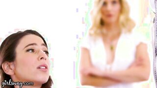 GIRLSWAY Fight Turns Into Amazing Threesome In Purgatory. Hell or Heaven?