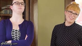 GIRLSWAY Hot Threesome At The Library With Penny Pax & Karla Kush
