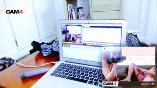 Mya & Flora: Pussy eating & fucking the double-dildo! CAM4