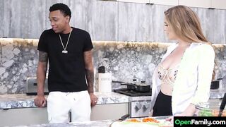 Naughty MILF Annie King decides to take care of her son-in-law's private needs while her daughter is away