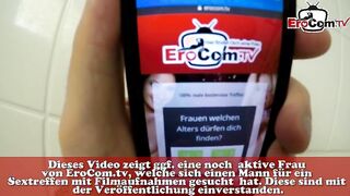 User dateGerman milf meets with strange man and lets him piss on her