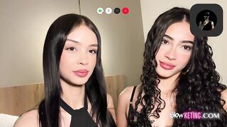 THREESOME VIDEO CALL WITH BEST FRIEND GETS OUT OF CONTROL