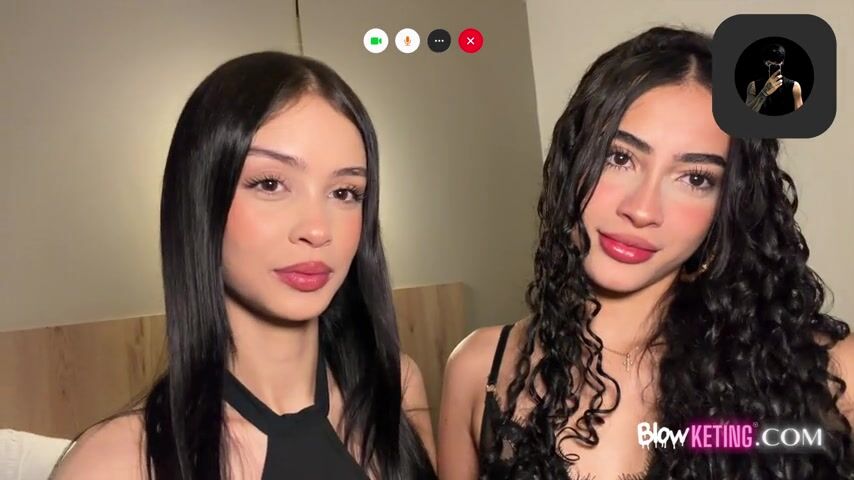 THREESOME VIDEO CALL WITH BEST FRIEND GETS OUT OF CONTROL