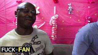 Foursome With Siri Dahl Megan Tory Cum Covered By Fan Ricky!