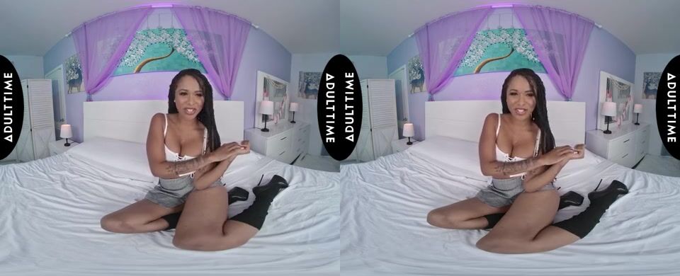 UP CLOSE VR - Hot Stacked Cali Sweets Titty Fucks David Lee's Big Dick Before Riding It Like A Champ