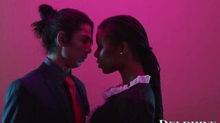 Delphine Films- Sexy Maid Kira Noir Knows How To Please Her Customers
