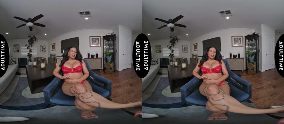 UP CLOSE VR - POV Hot Maya Farrell's Saliva WON'T Be Enough! You Finger-Prepare Her For Your BWC