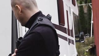 BangVan - Security Breach: Jennifer Mendez Caught Masturbating at the Parking Lot and gets Searched by Security