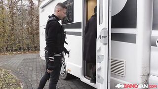 BangVan - Security Breach: Jennifer Mendez Caught Masturbating at the Parking Lot and gets Searched by Security