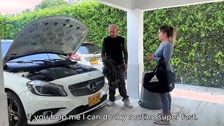 Car Wash Guy Can't Resist a Latina and Fucks Her in the Car - LUSTHUB
