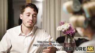 MATURE4K. Coffee and Cunt