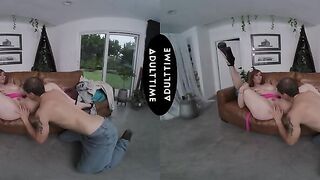 Intimate VR Experience: Watch Your College Friend with Your Tempting Wife Lauren Phillips - POV Adventure