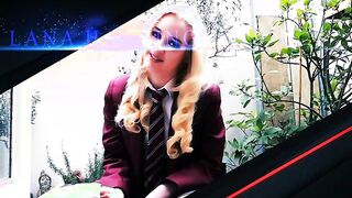 Curvy Blonde Rae Enjoys a Solo Moment of Pleasure