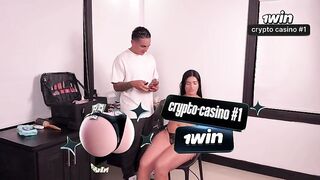 My Makeup Artist Can't Resist My Lingerie! A Steamy Encounter with a Handsome Pro