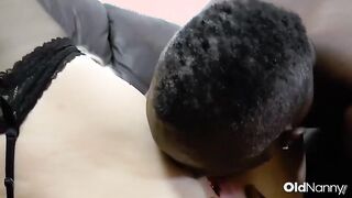 Curvy Blonde Granny Enjoys Intense Interracial Adventure with BBC - Must See!
