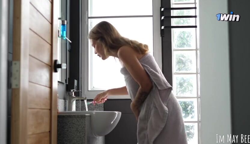 Steamy Morning Moments: A Real Couple's Shower Adventure!