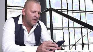 Blonde Seductress Victoria Nova Invites Co-Worker for an Intimate Encounter