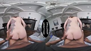 Experience Maddy May in Stunning VR: Captivating Lingerie and Intense POV Action!