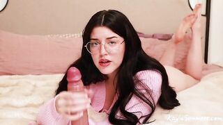 Intimate Moments with Kayla Summers: A Playful Glasses Challenge - Full Video