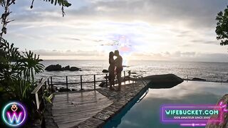 Sunset Adventures: Amateur Couple's Intimate Encounter in Nature