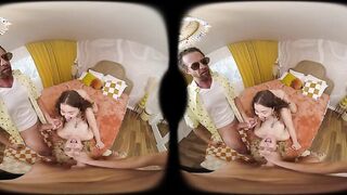 Experience the Thrill: Busty Brunette Violet Myers Takes Center Stage in the Girl of the Month Series | VR Adventure