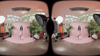 Experience the Thrill: Busty Brunette Violet Myers Takes Center Stage in the Girl of the Month Series | VR Adventure