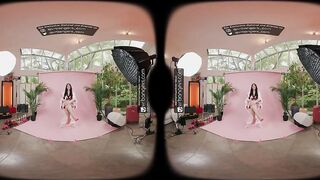 Experience the Thrill: Busty Brunette Violet Myers Takes Center Stage in the Girl of the Month Series | VR Adventure