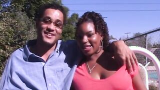 Ebony Beauty Thrills in a Wild Threesome Adventure!