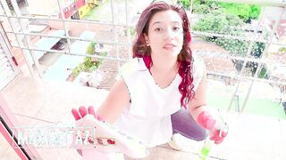 Colombian Maid Ana Mesa Cleans Up Before a Steamy Encounter with Pedro - MAMACITAZ