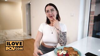 Intimate Close-Up with Curvy Beauty Kleo Kain: A POV Experience You Can't Miss!