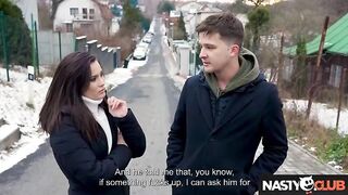 Stunning Latina Lucy Mendez Surprises Her Boyfriend with a Rent Payment Show!