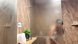 Unexpected Shower Encounter: Roommate Joins Me for a Steamy Bath Adventure!