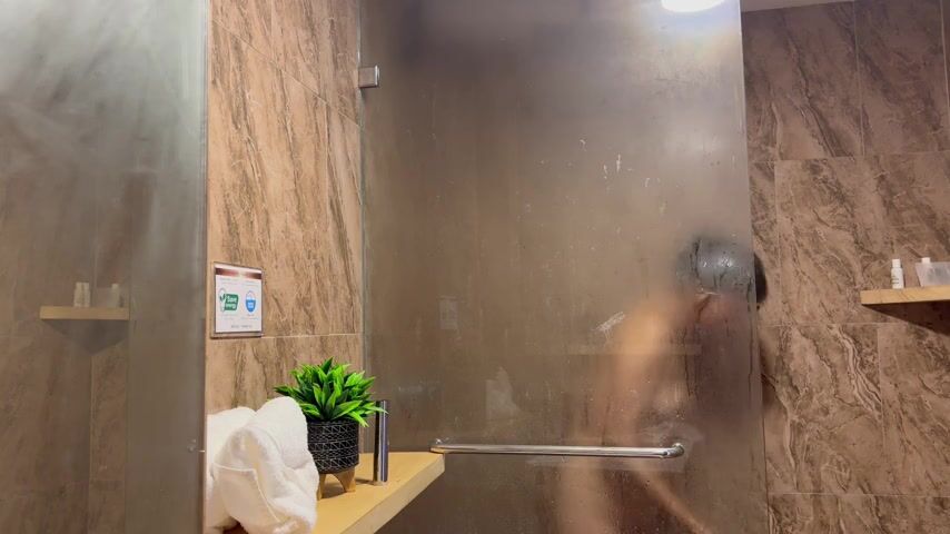 Unexpected Shower Encounter: Roommate Joins Me for a Steamy Bath Adventure!