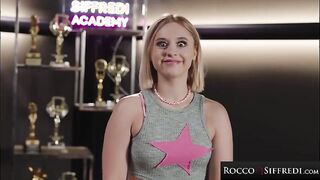 ROCCO SIFFREDI - Horny Blonde Slut Molly Cute Ass Fucked by HUGE COCKED Teacher