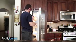 Babysitter Gets Swept Away by Forbidden Attraction After a Scary Movie Night with Her Boss' Stepson