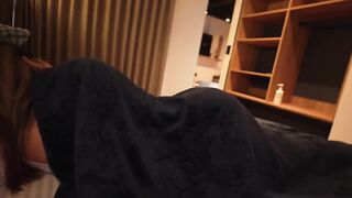 Hot Stepsister's Wild Night: POV Blowjob and Intense Release with Carolina Agudelo