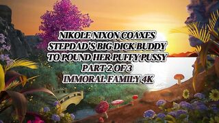 Nikole Nixon Tempts Her Stepdad's Well-Endowed Friend for an Intense Encounter - Immoral Family 4K
