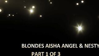 Dan's Wild Night with Nesty and Aisha Angel: A Steamy Adventure!