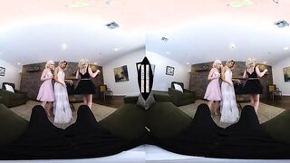 Three Stunning Blondes, Allie Nicole, Emma Hix, & Kiara Cole, Get Ready for Prom in an Unforgettable Virtual Experience!