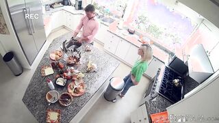 Stepsis Pleads for Stepbro's Attention After Thanksgiving Feast - Kiara Cole