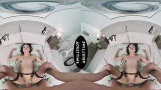 Intense VR Experience: Jade Kimiko's Thrilling POV Encounter with a Massive Surprise!