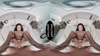 Intense VR Experience: Jade Kimiko's Thrilling POV Encounter with a Massive Surprise!