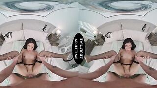Intense VR Experience: Jade Kimiko's Thrilling POV Encounter with a Massive Surprise!