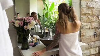 Charming Tattooed Blonde Delivers an Incredible POV Experience!