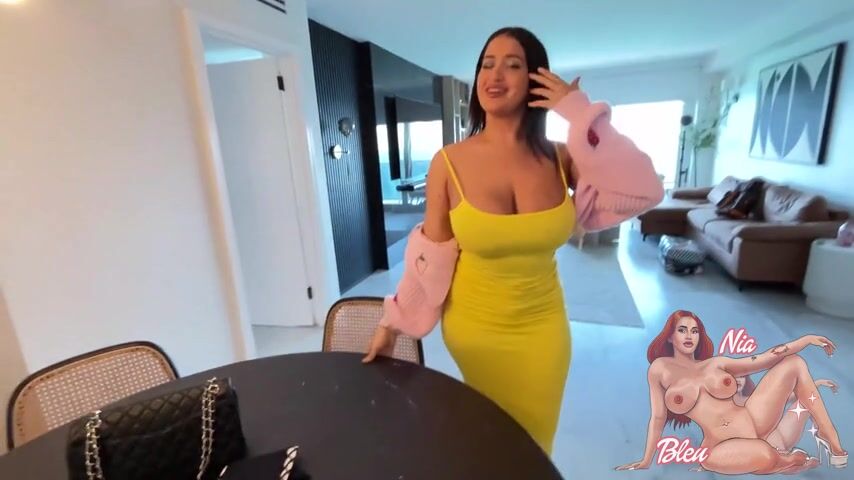 Nia Bleu's Oiled Curves Get a Wild Ride with Tony - POV Action!