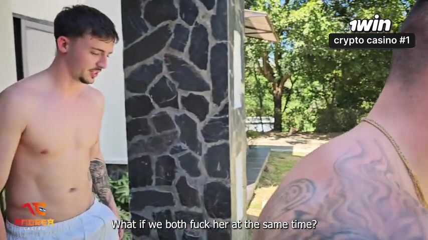 Stepmom's Outdoor Surprise: A Threesome Adventure with Andrea Castro, Raul Bud & Yeri Blue!